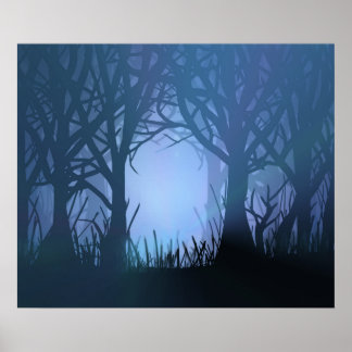 Wunderschöner Wald. Poster