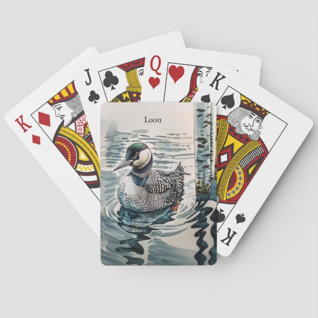 wunderschöner Wasserballon Spielkarten (Rückseite)