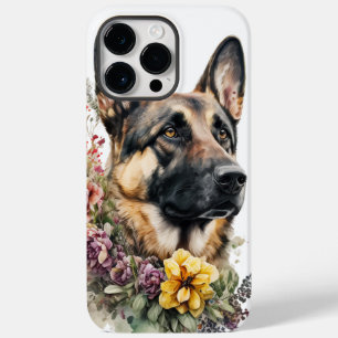 WUNDERSCHÖNER WATERCOLOR DEUTSCHER SCHÄFERHUND Case-Mate iPhone 14 PRO MAX HÜLLE