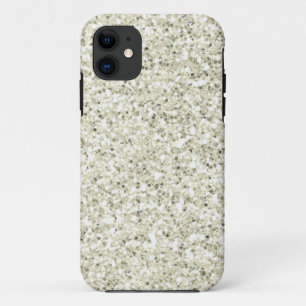 Wunderschöner weißer Glitter iPhone 11 Hülle