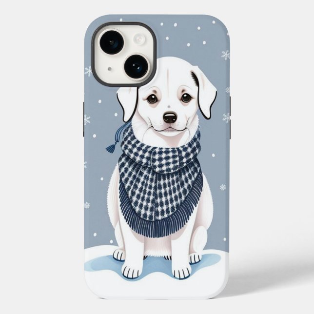 Wunderschöner weißer Hund Case-Mate iPhone Hülle (Rückseite)