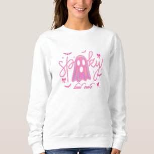 Wunderschönes, aber Niedlich rosa Neon Ghost Hallo Sweatshirt