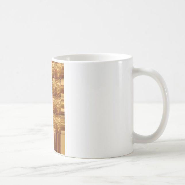 Wunderschönes Afrika-Karte Vektor Muster Kunst Des Tasse (Rechts)