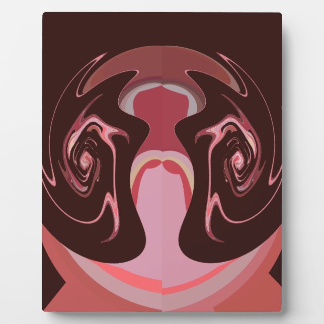 Wunderschönes afrikanisches Maroon Motif Print Des Fotoplatte (Vorderseite)