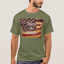 Wunderschönes Amerika, Olivenhaine, Patriotischer T-Shirt
