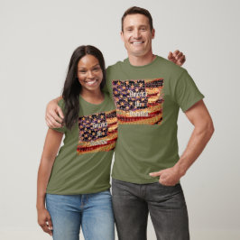 Wunderschönes Amerika, Olivenhaine, Patriotischer T-Shirt