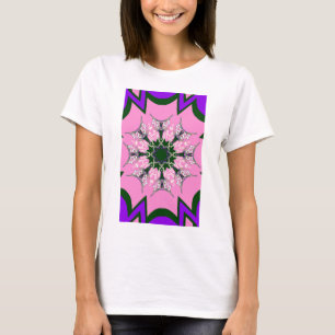 Wunderschönes Baby Rosa Lila Farb Motiv Monogramm  T-Shirt