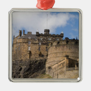 Wunderschönes berühmtes riesiges Edinburgh Castle Silbernes Ornament