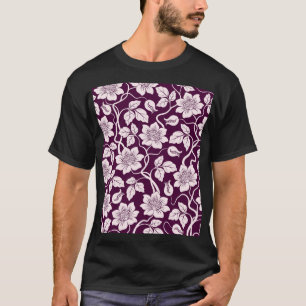 Wunderschönes Blumenmuster T-Shirt