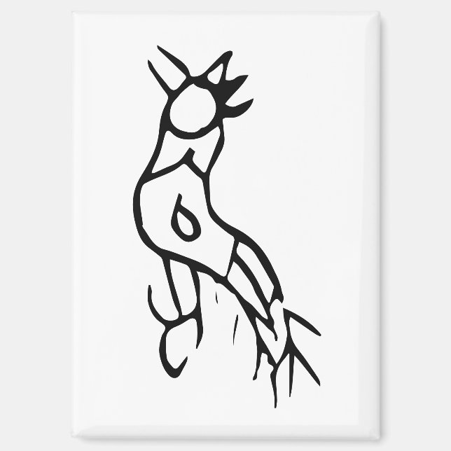 Wunderschönes chinesisches Zodiac-Rooster#001- Magnet (Vorderseite)