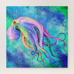 Wunderschönes Colour Octopus Puzzle