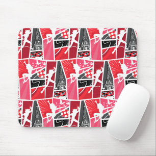 Wunderschönes Comic Ladybug Paris Pattern Mousepad