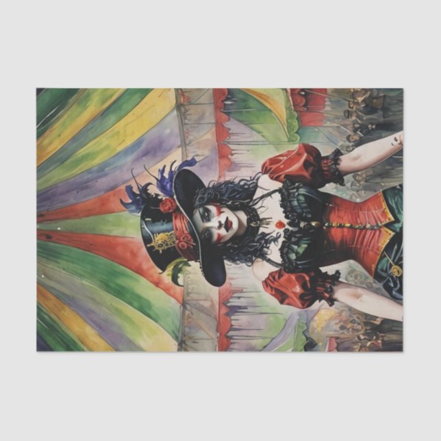 Wunderschönes Dämonenring-Führerin Frauen Dekoupag Seidenpapier (Vorderseite)