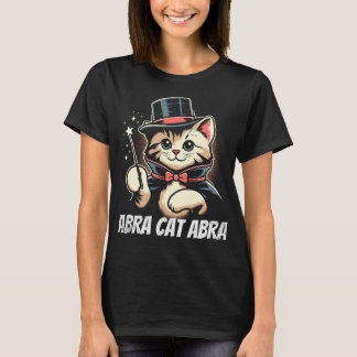 Wunderschönes Design der Cat Abracatabra T-Shirt