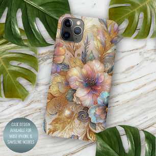 Wunderschönes falsches irisierendes Glas-Blumen-Ku iPhone 16 Pro Max Hülle