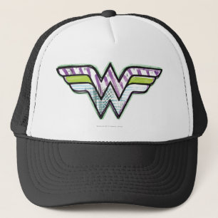 Wunderschönes, farbiges Logo Truckerkappe
