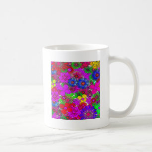 Wunderschönes Farbintensives Erstaunliches Blumenm Tasse