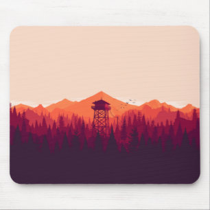 Wunderschönes "FireWatch"-Design für Mauspad