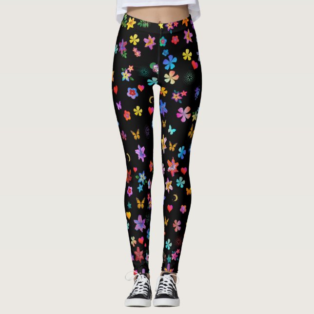 Wunderschönes FrühlingYoga Leggings (Vorderseite)