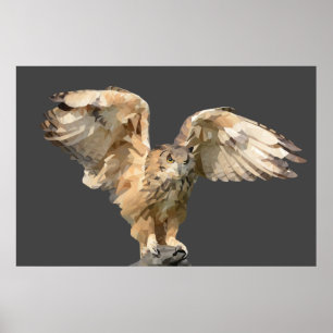 Wunderschönes geometrisches Kunstgedicht Poster