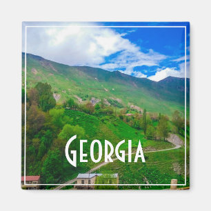 Wunderschönes Georgien Kaukusgebirge Magnet