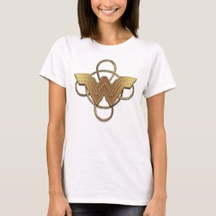 Wunderschönes Goldsymbol über Lasso T-Shirt