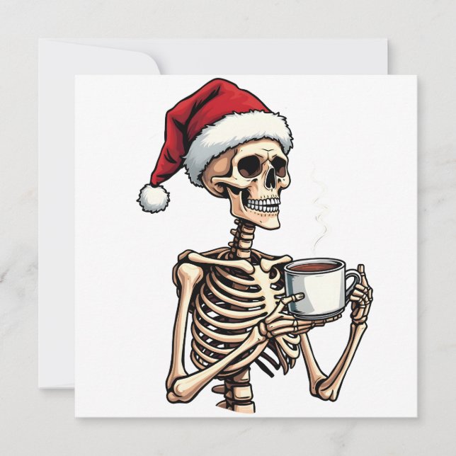 Wunderschönes Halloween Weihnachtsfest Einladung (Vorderseite)