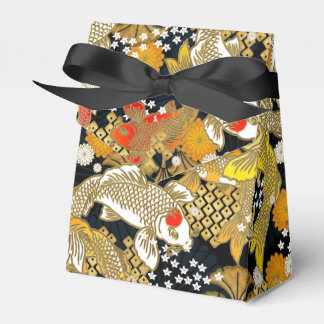 Wunderschönes japanisches Koi-Gastgeschenk Geschenkschachtel