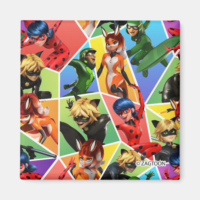 Wunderschönes Muster Magnet (Vorne)