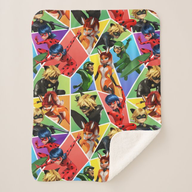 Wunderschönes Muster Sherpadecke (Vorderseite)