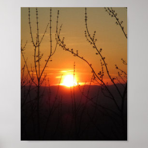 Wunderschönes Nature Sunset Poster Print Picture