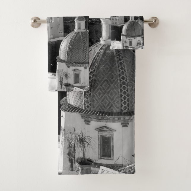 Wunderschönes Positano 2 - BW Badhandtuch Set (Insitu)