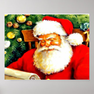 Wunderschönes Poster des Weihnachtsmanns