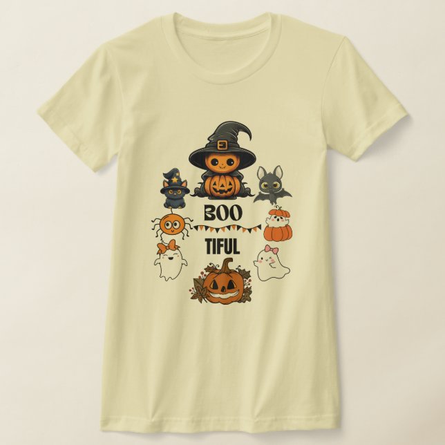 Wunderschönes Retro Halloween-Kostüm- Fun-Boo-T -  T-Shirt (Ablage )