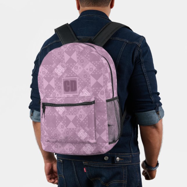 wunderschönes schlichtes Flickwerk Bedruckter Rucksack (Insitu (Modell))