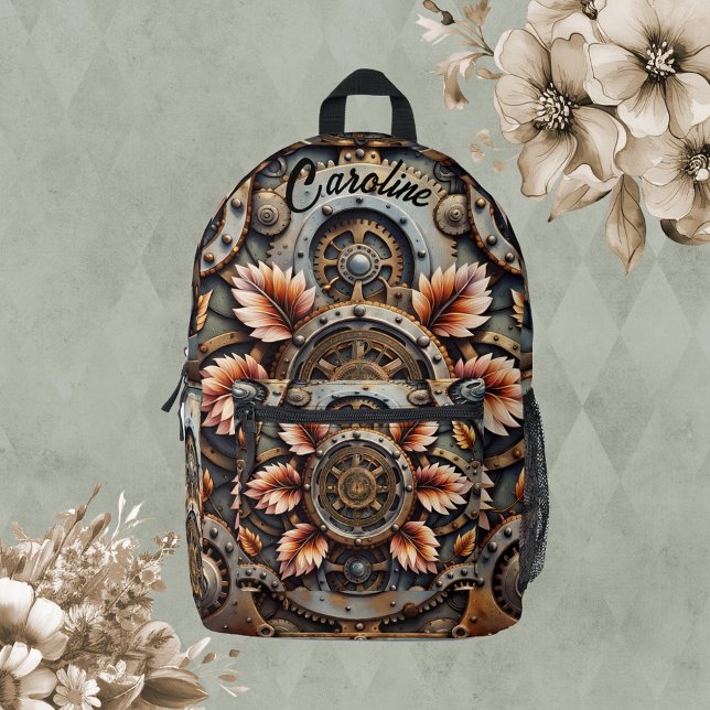 Wunderschönes Steampunkdesign Bedruckter Rucksack (Steampunk)