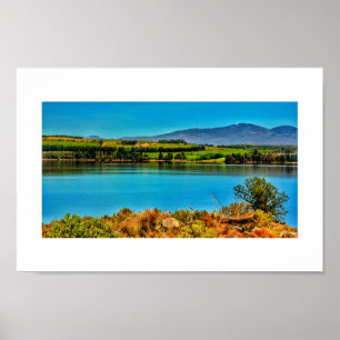 Wunderschönes Südafrikanisches Landschaftsbild Bla Poster