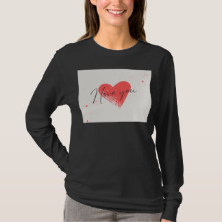wunderschönes T-Shirt, ich liebe dein schwarzes De T-Shirt