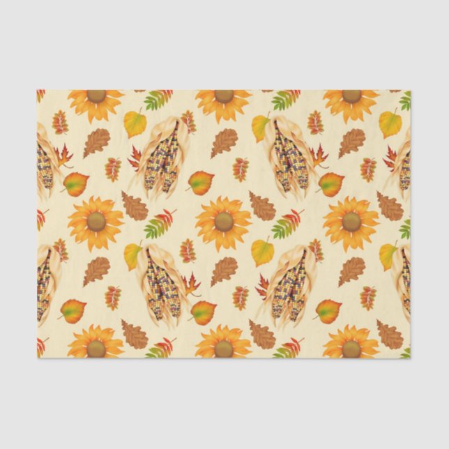 Wunderschönes Tissue-Papier für den Herbst Seidenpapier (Vorderseite)