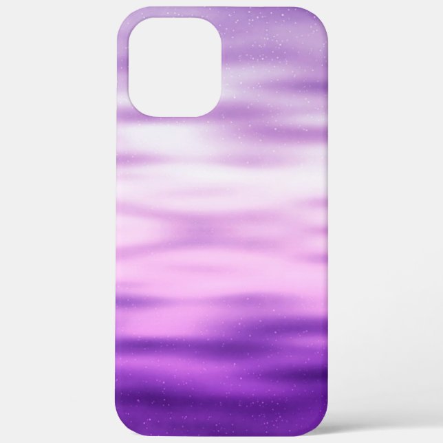 Wunderschönes und einzigartiges Lila Space Wave Pa Case-Mate iPhone Hülle (Rückseite)