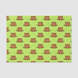 Wunderschönes Waldgrundmuster Seidenpapier