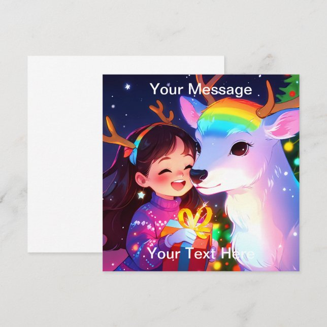 Wunderschönes Weihnachtsglühen (Vorne/Hinten)