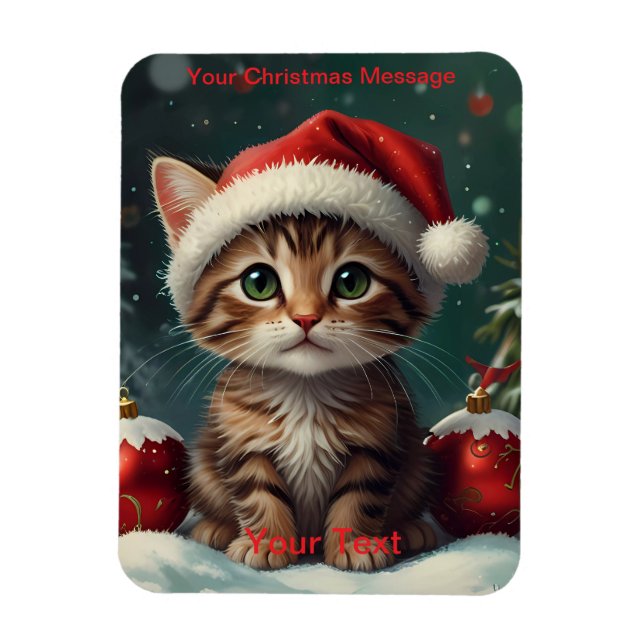 Wunderschönes Weihnachtsglühen Magnet (Vertikal)