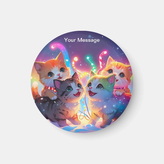 Wunderschönes Weihnachtsglühen Magnet (Vorne)