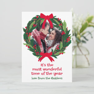 Wunderschönes Wreath CUSTOM FOTO Weihnachten