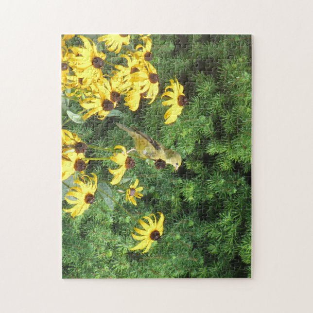 Wunderschönes Yellow Bird Jigsaw Puzzle (Vertikal)