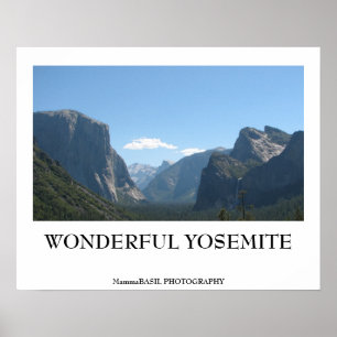 WUNDERSCHÖNES YOSEMITE Poster! Poster