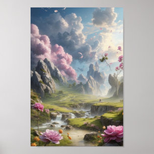 Wundervoll vom japanischen Sakura Cherry Blossom Poster