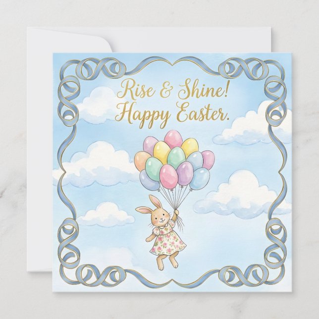 Wundervolle Frohe Ostern Grüße Karte (Vorderseite)