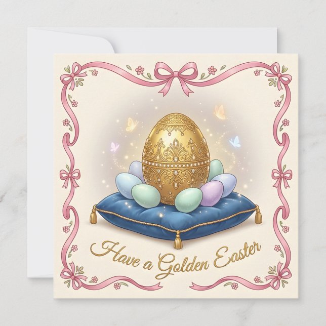Wundervoller Frohe Ostern Gruß Karte (Vorderseite)